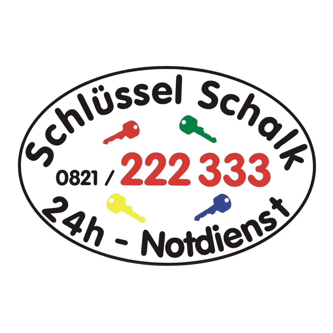 Altes Schlüssel Schalk Logo Alte Schlüssel Schalk Augsburg Logo, mit alter Nummer, mit vielen bunten Schlüsseln